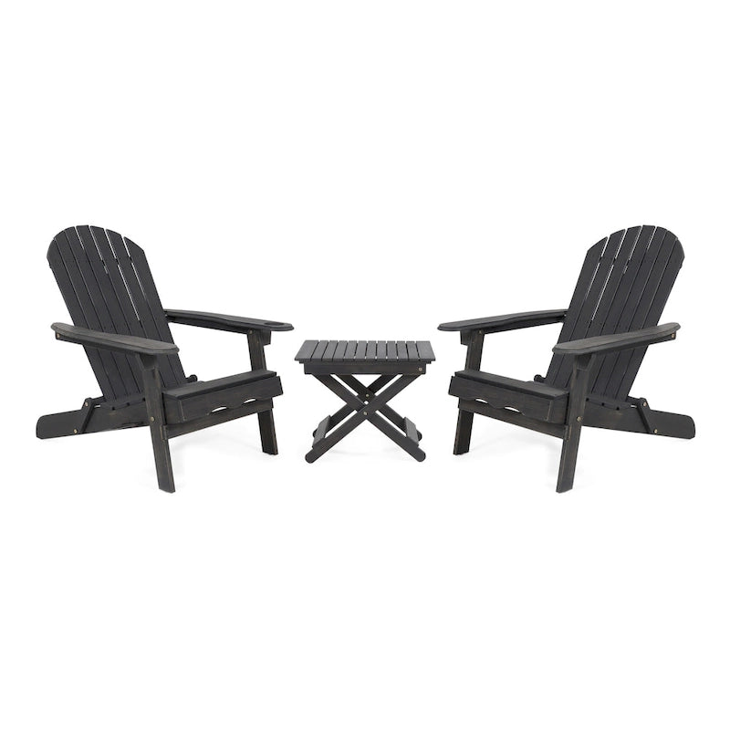 Set da esterno Malibu a 3 pezzi in legno di acacia di Christopher Knight Home