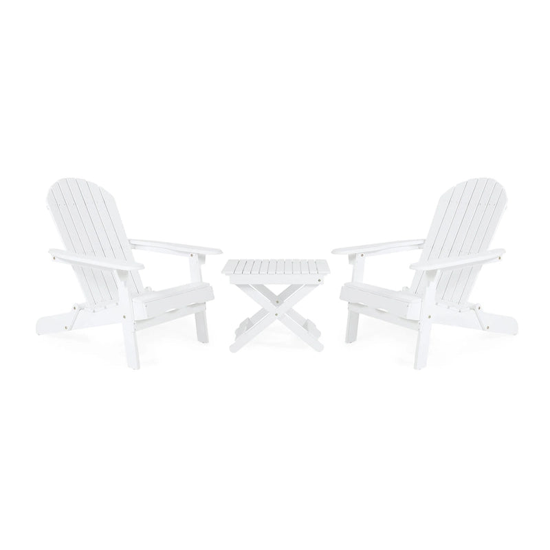 Set da esterno Malibu a 3 pezzi in legno di acacia di Christopher Knight Home