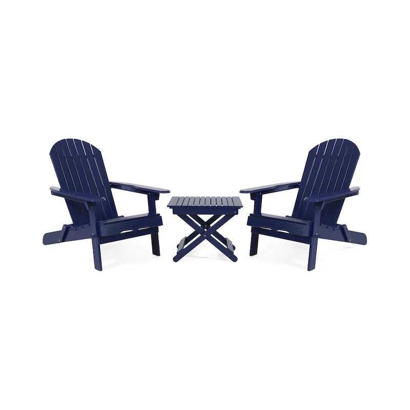 Set da esterno Malibu a 3 pezzi in legno di acacia di Christopher Knight Home