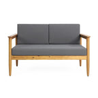 Set da conversazione per esterni Magnolia in legno di acacia di Christopher Knight Home