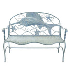 Panchina Coastal Swordfish con sedile curvo - 50,39x19,29x39,37