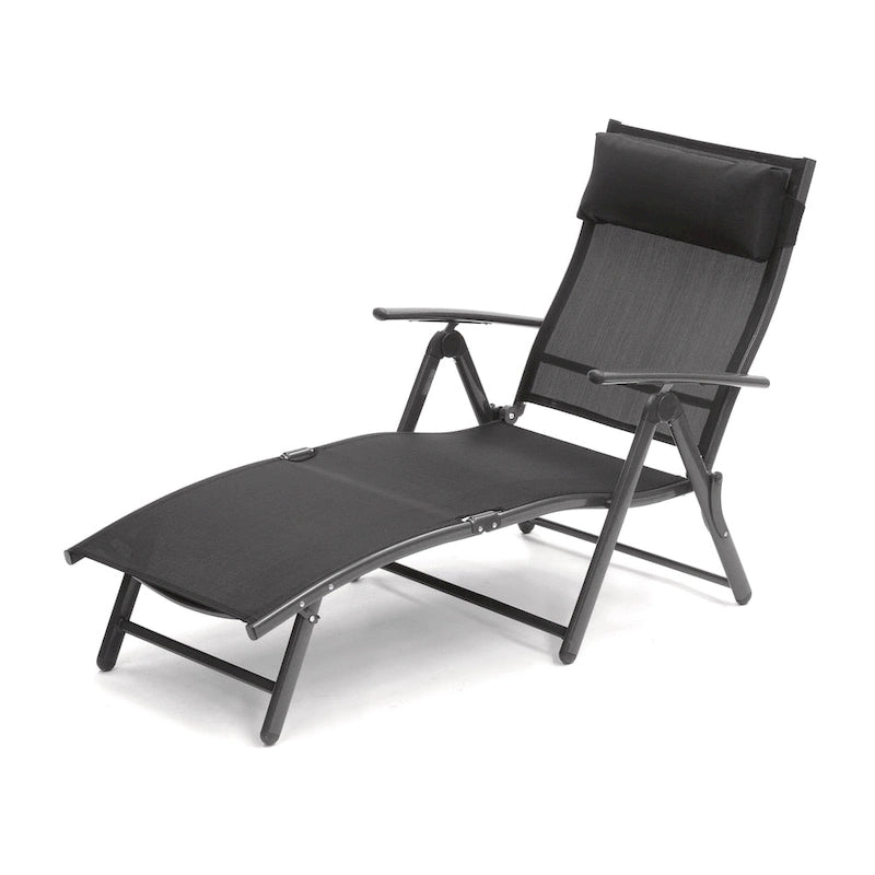 Havana Black Sunlounger - N/A