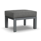 Pouf Grayton Gray in Alluminio - 26 x 18 x 21