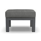 Pouf Grayton Gray in Alluminio - 26 x 18 x 21