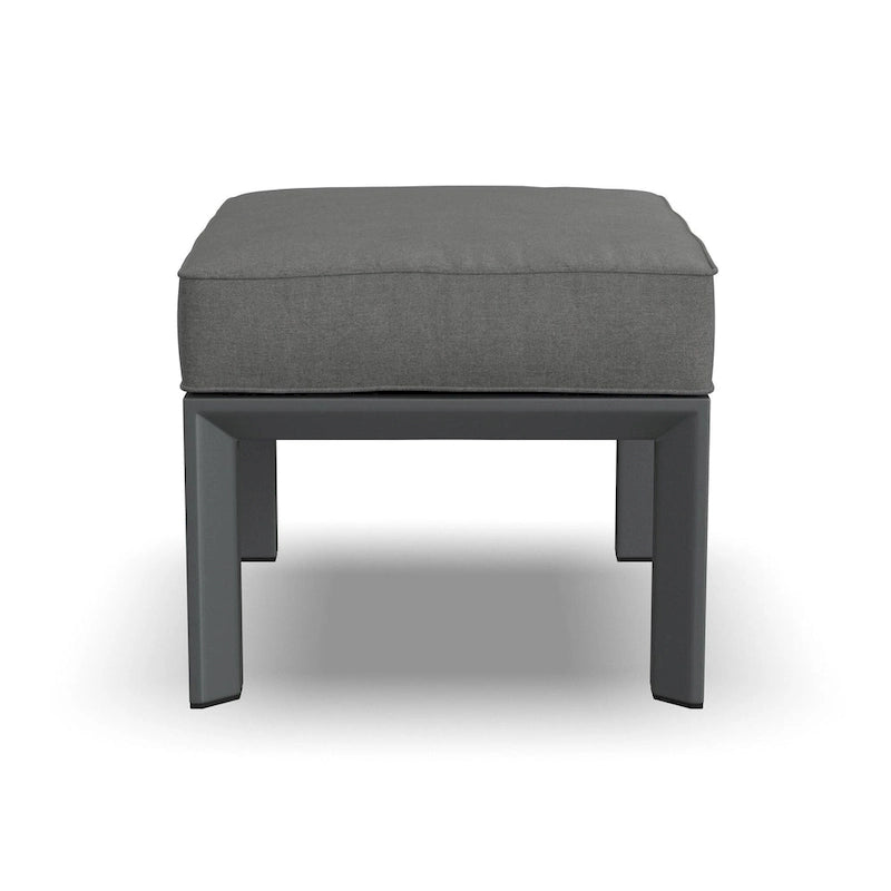 Pouf Grayton Gray in Alluminio - 26 x 18 x 21