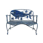 Coastal Whale Bench Herman