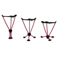 Travel Chair Adjustable 3-in-1 Slacker Stool in Black