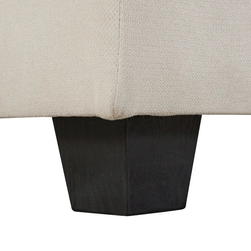 Divano letto convertibile con chaise longue reversibile per soggiorno