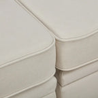 Divano letto convertibile con chaise longue reversibile per soggiorno