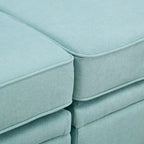 Divano letto convertibile con chaise longue reversibile per soggiorno