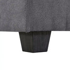 Divano letto convertibile con chaise longue reversibile per soggiorno