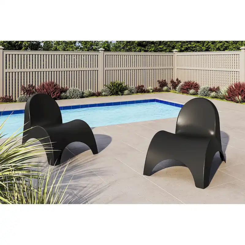 Angel Trumpet set of two Patio Chairs