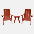 Ensemble de 3 pièces Highwood : 2 chaises Adirondack et 1 table d'appoint