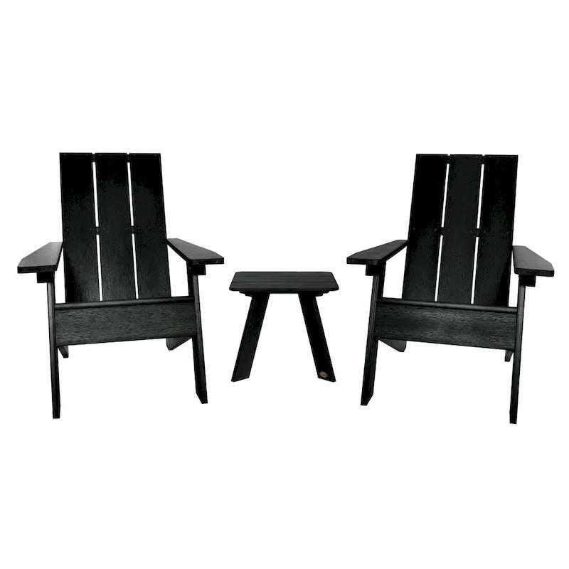 Ensemble de 3 pièces Highwood : 2 chaises Adirondack et 1 table d'appoint