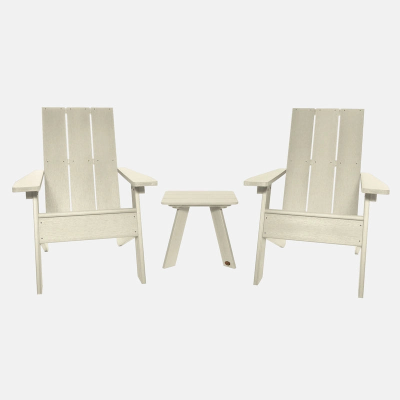 Ensemble de 3 pièces Highwood : 2 chaises Adirondack et 1 table d'appoint