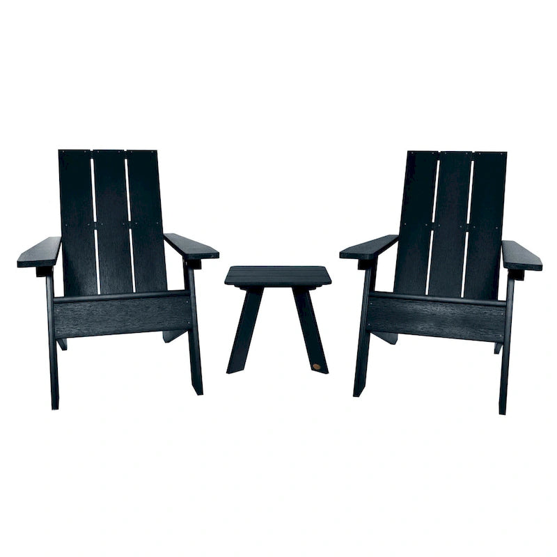 Ensemble de 3 pièces Highwood : 2 chaises Adirondack et 1 table d'appoint