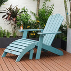 Repose-pieds Adirondack en bois composite résistant aux intempéries et à la décoloration pour terrasse extérieure
