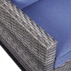 Gymojoy Set Divano Sezionale da Esterno in Rattan con Pouf e Cuscini