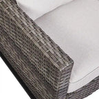 Gymojoy Set Divano Sezionale da Esterno in Rattan con Pouf e Cuscini