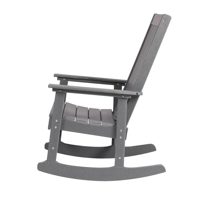 Sedia a Dondolo Adirondack "Island Retreat" in Tek-Wood Ez-Care
