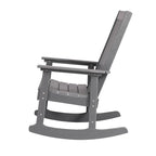 Sedia a Dondolo Adirondack "Island Retreat" in Tek-Wood Ez-Care