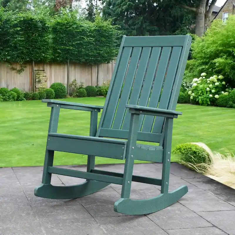 Sedia a Dondolo Adirondack "Island Retreat" in Tek-Wood Ez-Care