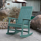 Sedia a Dondolo Adirondack "Island Retreat" in Tek-Wood Ez-Care