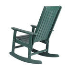 Sedia a Dondolo Adirondack "Island Retreat" in Tek-Wood Ez-Care