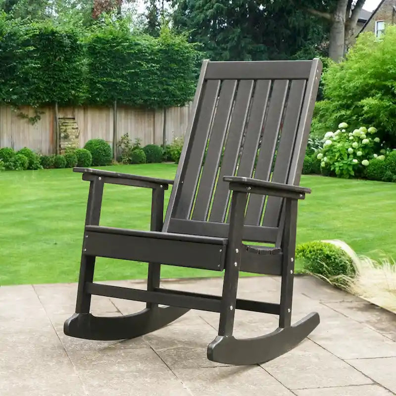 Sedia a Dondolo Adirondack "Island Retreat" in Tek-Wood Ez-Care
