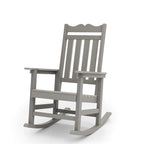 BONOSUKI Sedia a dondolo Adirondack per patio, sedia da falò resistente alle intemperie