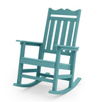 BONOSUKI Sedia a dondolo Adirondack per patio, sedia da falò resistente alle intemperie
