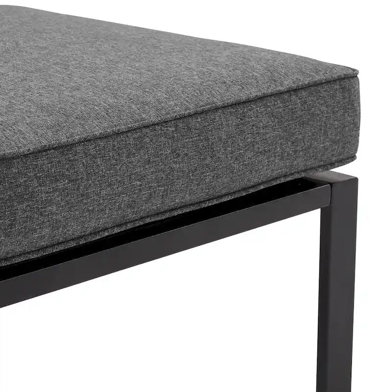 Crosley Clark Sedia Centrale per Sezionale da Esterno in Metallo