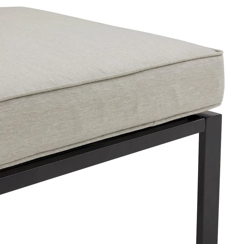 Crosley Clark Sedia Centrale per Sezionale da Esterno in Metallo