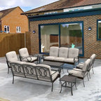 Moda Steel Patio Durable Sofa Collection for You Free Combination