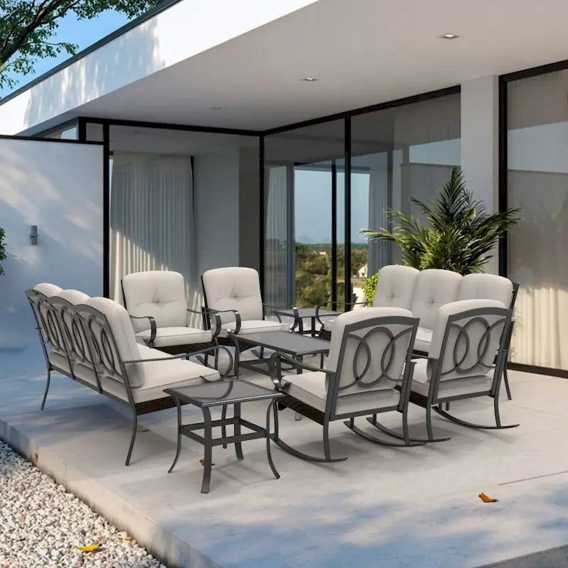 Moda Steel Patio Collezione di Divani Durevoli per la Vostra Combinazione Libera