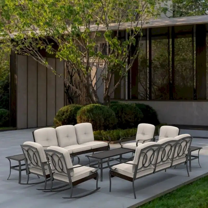Moda Steel Patio Collezione di Divani Durevoli per la Vostra Combinazione Libera