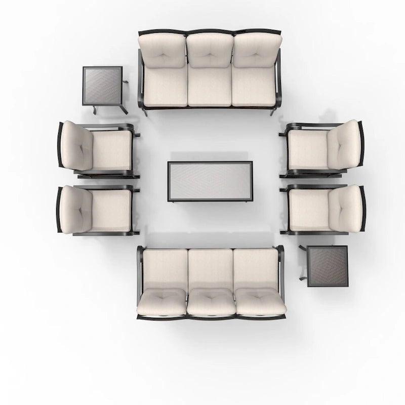 Moda Steel Patio Collezione di Divani Durevoli per la Vostra Combinazione Libera