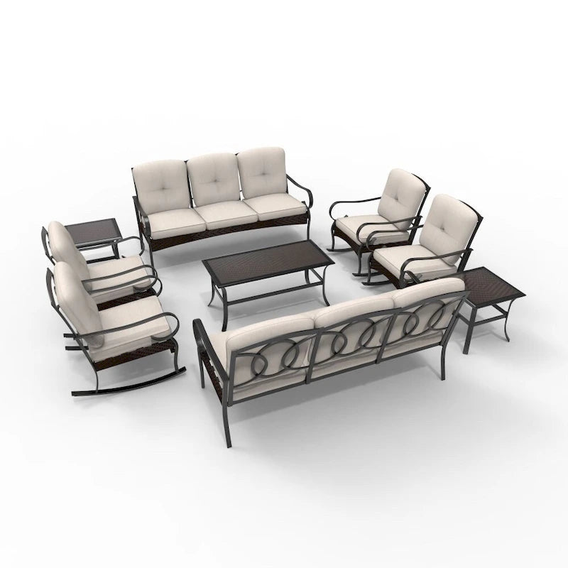 Moda Steel Patio Collezione di Divani Durevoli per la Vostra Combinazione Libera