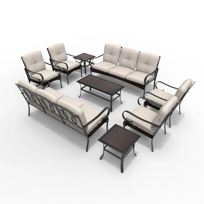 Moda Steel Patio Collezione di Divani Durevoli per la Vostra Combinazione Libera