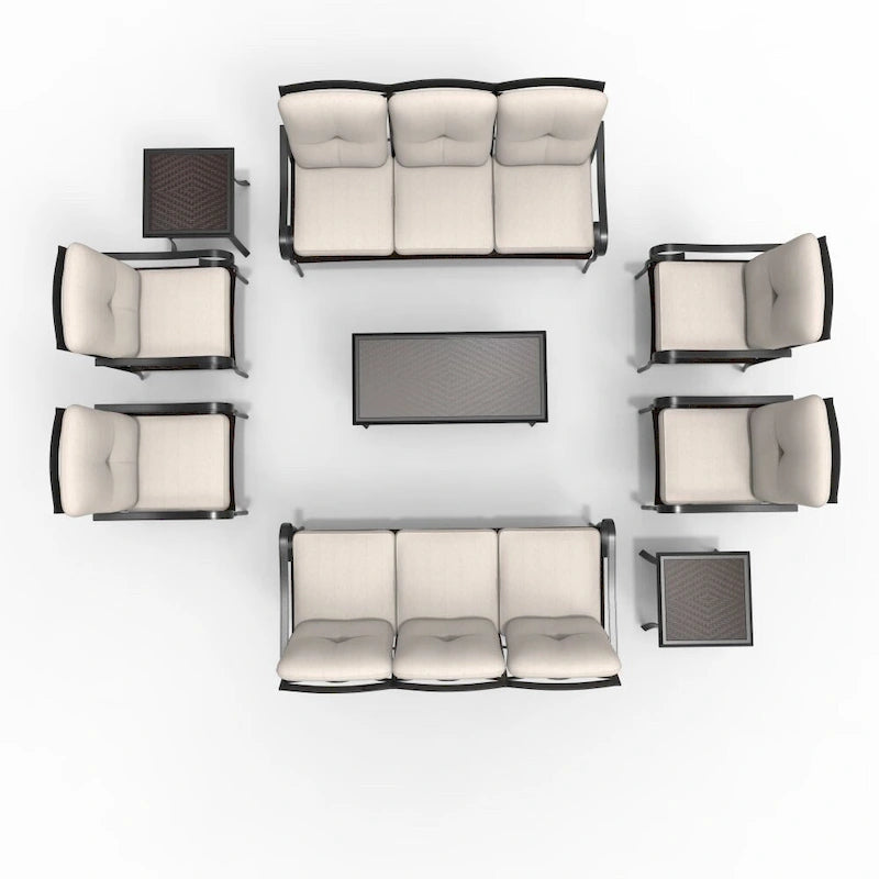 Moda Steel Patio Collezione di Divani Durevoli per la Vostra Combinazione Libera