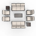 Moda Steel Patio Collezione di Divani Durevoli per la Vostra Combinazione Libera