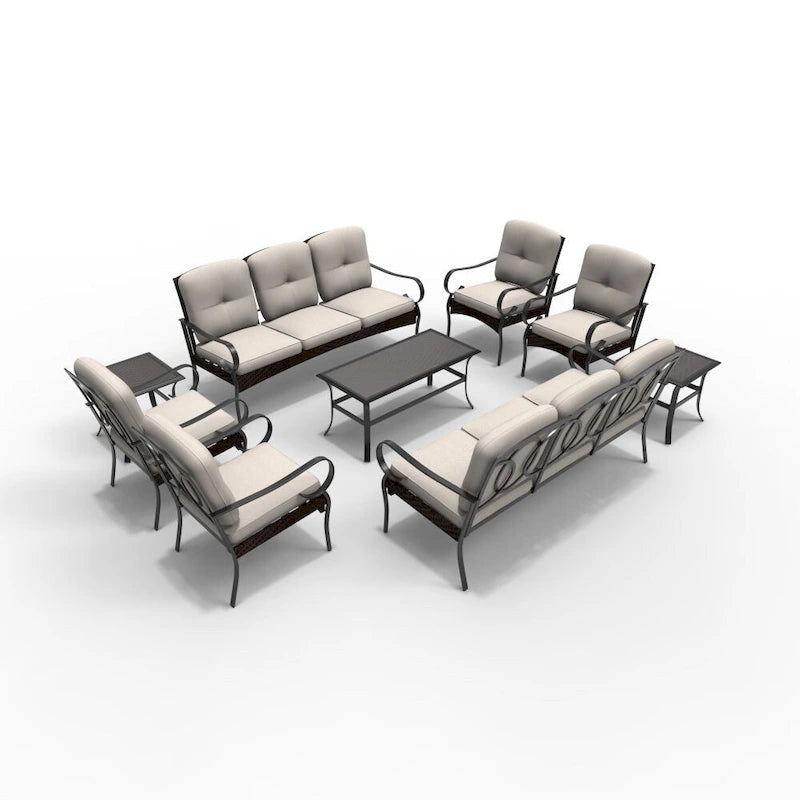 Moda Steel Patio Collezione di Divani Durevoli per la Vostra Combinazione Libera