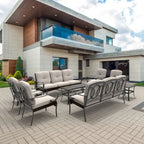 Moda Steel Patio Collezione di Divani Durevoli per la Vostra Combinazione Libera