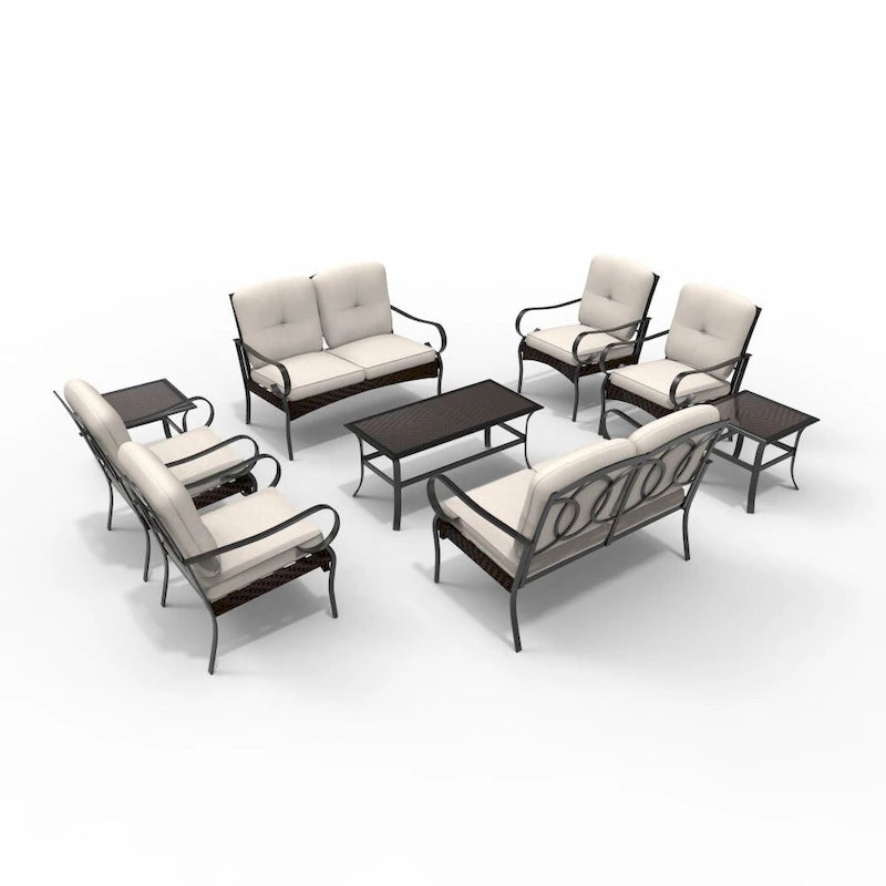 Moda Steel Patio Collezione di Divani Durevoli per la Vostra Combinazione Libera