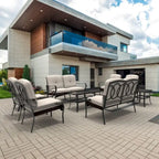 Moda Steel Patio Collezione di Divani Durevoli per la Vostra Combinazione Libera