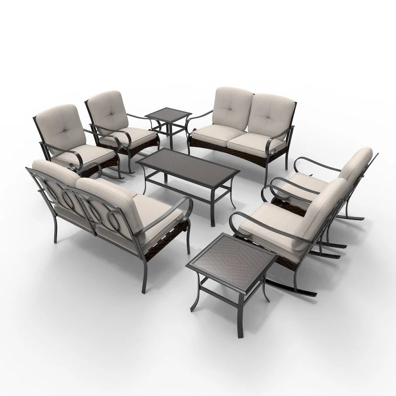 Moda Steel Patio Collezione di Divani Durevoli per la Vostra Combinazione Libera