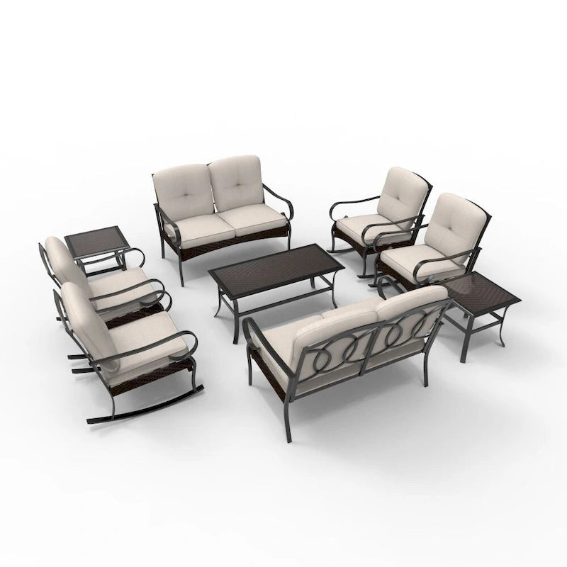 Moda Steel Patio Collezione di Divani Durevoli per la Vostra Combinazione Libera