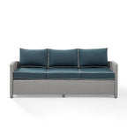 Divano da esterno in vimini Bradenton - 80,5 L x 31,75 P x 32,5 A
