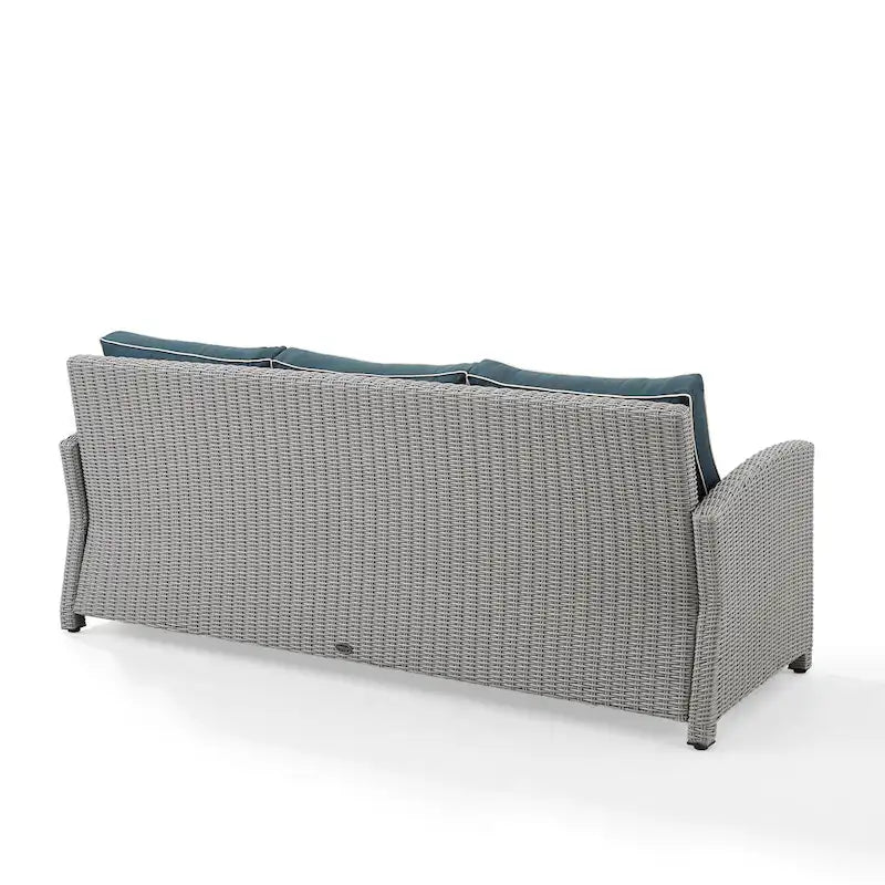 Divano da esterno in vimini Bradenton - 80,5 L x 31,75 P x 32,5 A