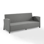 Divano da esterno in vimini Bradenton - 80,5 L x 31,75 P x 32,5 A